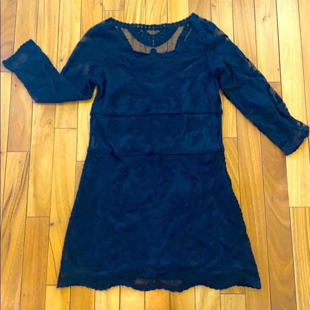 1920s Vintage Look Black Dress